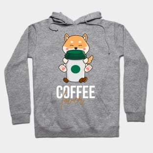 Shibu Dog Coffee Time Hoodie